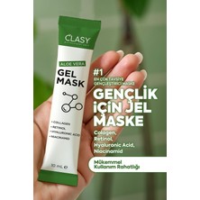 Aloevera Jel Yüz Maskesi Kolajen ve Hyaluronik Asitli Onarıcı Nemlendirici 20x10 ml Tekli Paket