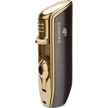 Cohiba Classic Üç Torch Delicili Puro Çakmağı Gunmetal