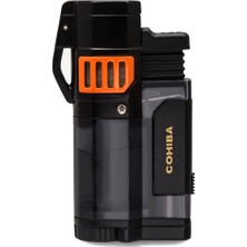 Cohiba Üç Torch Delicili Puro Çakmağı Siyah