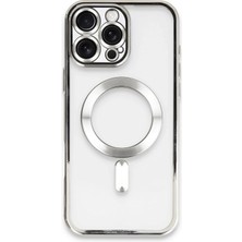Newface Apple iPhone 16 Pro Magneticedge Kılıf - Gümüş