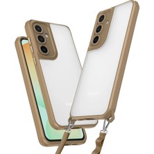 Newface Samsung Galaxy A56 Penta Premium Silikon Kılıf – Shockproof Koruma & Slim Tasarım - Çöl Titanyum