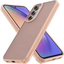 Newface Samsung Galaxy A54 5g Elegant Protective Kılıf - Slim Cover - Pudra
