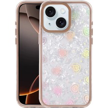 Newface Apple iPhone 15 Astra Desenli Kapak – Slim, Zarif & Şık Tasarım, Modern Koruma - Çöl Titanyum