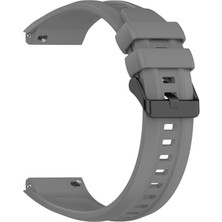 Microsonic Huawei Watch Gt5 Pro 46MM Kordon, Silicone Swiftbands Gri