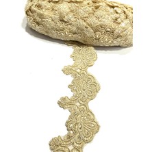 Sütlü Kahve Güpür / Incili Güpür / 13 mt