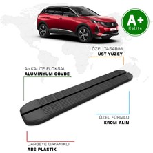 Peugeot 3008 Yan Basamak 2016 – 2023 Model S-Line Siyah