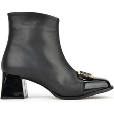 Ziya, Kadın Hakiki Deri Bot 1531050Z26104557K Siyah