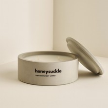 Dekoratif El Yapımı Yatay Mum : Çift Fitilli : Kokulu Soya Mum : Honeysuckle