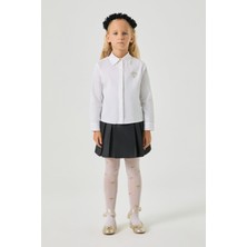 Bg Store Kız Çocuk Beyaz Gömlek