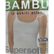 Star Bambu Ip Askılı %95 Bambu %5 Elastan Likra Kadın Atlet