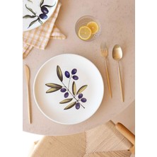 The Mia Olivos Pasta Tabağı 6lı Set 19 cm OVS0001