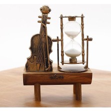Dekoratif Keman Tasarımlı Kum Saati S-39