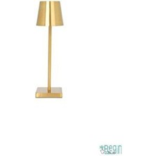 Dokunmatik Gold Dekoratif Metal Şarjlı LED Masa Lambası Cata Istanbul CT-8437