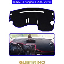 Renault Kangoo 3 (2007–NOW)TORPİDO Koruma Halısı Mavi Kenar