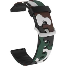 Markacase Xiaomi Watch S1/s1 Active/s1 Pro/mi Watch ile Uyumlu 22MM Için Kamuflaj Silikon Saat Kordonu