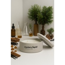 Dekoratif El Yapımı Yatay Mum : Çift Fitilli : Kokulu Soya Mum : Mystery Liquid