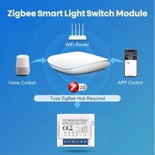 Avatto Tuya 4ch Zigbee Anahtar 4 Kanal Zigbee Röle