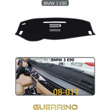 Bmw 3 E90TORPİDO Koruma Halısı Gri Kenar