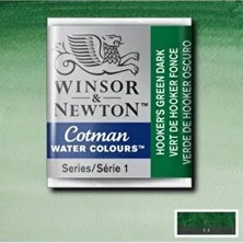 Winsor & Newton Cotman Sulu Boya Yarım Tablet Cobalt Blue Hue 179