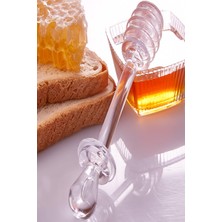 Turuncu Kristal Bal ve Reçel Kaşığı, Kahvaltı Için Şık ve Pratik Servis Aracı