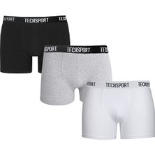 Techsport Boxer Short 3 Pack Erkek Boxer (3'lü) BX3102 Renkli