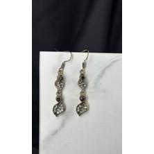 Vintage Konseptli Sallantılı Çelik Küpe