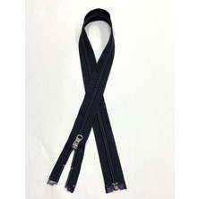 Eşofman Mont Fermuarı / 74 cm / Koyu Lacivert Haki Dikiş / MSN007