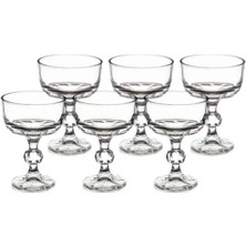 6'lı Crystalita Magnolia Kase, 250 Ml, Tatlı ve Dondurma Için Şık Tasarım