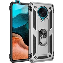 Xiaomi Redmi K30 Pro Kılıf Omsy Vega Kapak-Gri