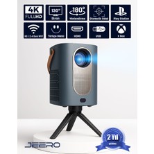 Jeero Hy6 Ev Sinema Projeksiyon Cihazı (Hediye Ayak -Türkçe Menü)