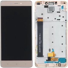 Xiaomi Uyumlu Redmi Note 4 LCD Ekran Dokunmatik Gold Çıtalı Servis