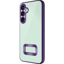 Adige Samsung Galaxy S25 Fe Kılıf Omega Silikon Kamera Korumalı + Ekran Koruyucu