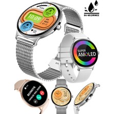 Reeder S19 Max Pro S Uyumlu Su Geçirmez Akıllı Saat Metal Kordon Amoled Ekran 1.43 Inç