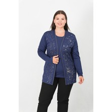 Içi Kısa Kol Bluzlu Ceketli Ince Takım 5200T