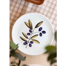 The Mia Olivos Servis Tabağı 6lı Set 26 cm OVS0003