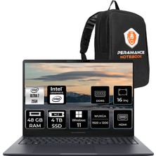 Asus Expertbook B5 Intel Core Ultra 7 255H 48GB 4tb SSD 16" Fhd+ W11H Taşınabilir Bilgisayar & Per4 Çanta B5605U716512B1DP370