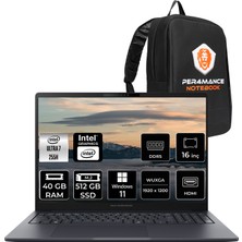 Asus Expertbook B5 Intel Core Ultra 7 255H 40GB 512GB SSD 16" Fhd+ W11H Taşınabilir Bilgisayar & Per4 Çanta B5605U716512B1DP362