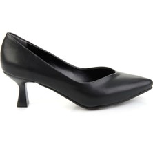 Siyah  Kadın Klasik Topuklu Ayakkabı K01471060909