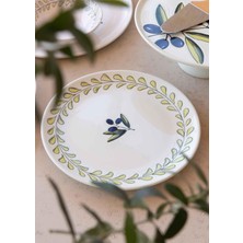 The Mia Olivos Pasta Tabağı 6lı Set 19 cm OVS0002