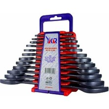 Yakar 27000112 Iki Ağız Kısa Anahtar Takımı 12 Parça