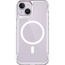 Mobicas Apple iPhone 13 Uyumlu Magsafe Özellikli T-Max Kapak Şeffaf