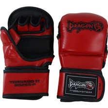 DragonDo 30255-P Tornado MMA Eldiveni Kırmızı