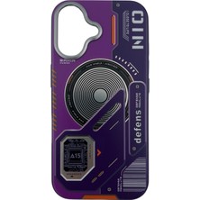 Dijital İndirim iPhone 16 Plus Uyumlu Nio Magsafe Matte Armor Kılıf (Mor)