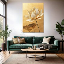 Kanvas Tablo Ev Ofis Duvar Tablosu Çiçek Yaprak Yeni Ev Hediyesi Kanvas Ev Dekoru