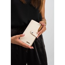 Orijinal Just Polo Bozuk Para Fermuarlı Dikey Çok Bölmeli Kadın Cüzdanı El Pörtföyü 19*10 cm