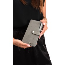 Orijinal Just Polo Bozuk Para Fermuarlı Dikey Çok Bölmeli Kadın Cüzdanı El Pörtföyü 19*10 cm