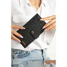 Orijinal Just Polo Bozuk Para Fermuarlı Dikey Çok Bölmeli Kadın Cüzdanı El Pörtföyü 19*10 cm