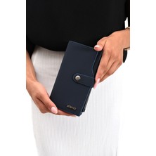 Orijinal Just Polo Bozuk Para Fermuarlı Dikey Çok Bölmeli Kadın Cüzdanı El Pörtföyü 19*10 cm