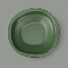 Evidea Kitchen Bloom Çukur Yemek Tabağı - Yeşil - 23 cm