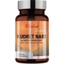 Balen Kudret Narı ve Sarı Kantaron Yağı Takviye Edici Gıda 100 Kapsül Aromasız Türkiye Menşeli
